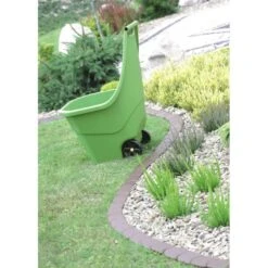 Tuinafboording Kunststof Bruin - 380 Cm -Tuingereedschap Winkel 1523813557 2 600