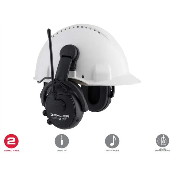 Gehoorbescherming ZEKLER 412RD - Voor Helmmontage 4 Gehoorbescherming ZEKLER 412RD - Voor Helmmontage - Afbeelding 2