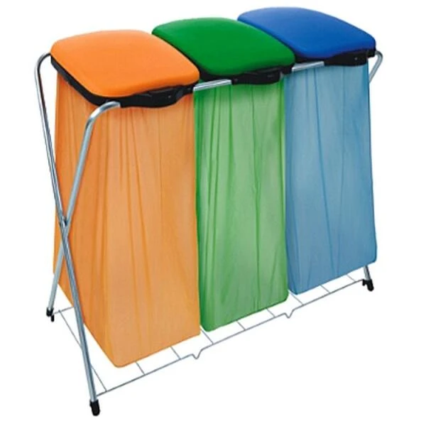 Vuilniszakhouder - 3 Deksels 3 Vuilniszakhouder - 3 Deksels