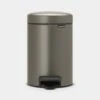 Pedaalemmer NewIcon BRABANTIA - 3 Liter Platinum 2 Pedaalemmer NewIcon BRABANTIA - 3 Liter Platinum -Tuingereedschap Winkel 1608034466 1 600