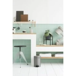Pedaalemmer NewIcon BRABANTIA - 3 Liter Platinum 8 Pedaalemmer NewIcon BRABANTIA - 3 Liter Platinum -Tuingereedschap Winkel 1608034466 3 600