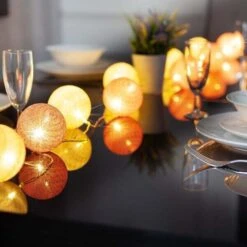 Lichtslinger Cotton Balls 8 Cm - Wit/roos 6 Lichtslinger Cotton Balls 8 Cm - Wit/roos -Tuingereedschap Winkel 1615192388 2 600