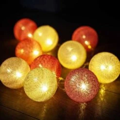 Lichtslinger Cotton Balls 8 Cm - Wit/roos 7 Lichtslinger Cotton Balls 8 Cm - Wit/roos -Tuingereedschap Winkel 1615192388 3 600