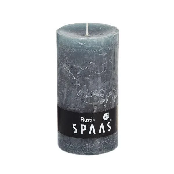 Rustieke Cilinderkaars Grijs - 60 Uren 3 Rustieke Cilinderkaars Grijs - 60 Uren