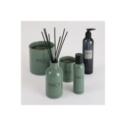 MICA Geurkaars Glas Groen Ø 12 Cm- Eccentric Jungle -Tuingereedschap Winkel 1643295307 1 600