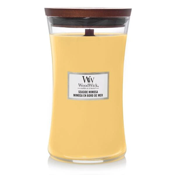 WoodWick Large Candle - Seaside Mimosa 3 WoodWick Large Candle - Seaside Mimosa
