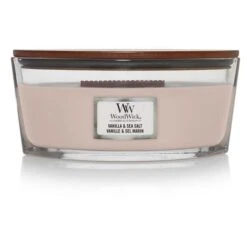 WoodWick Ellipse Candle - Vanilla & Sea Salt