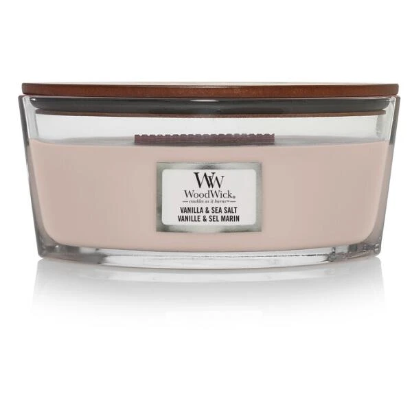 WoodWick Ellipse Candle - Vanilla & Sea Salt 3 WoodWick Ellipse Candle - Vanilla & Sea Salt