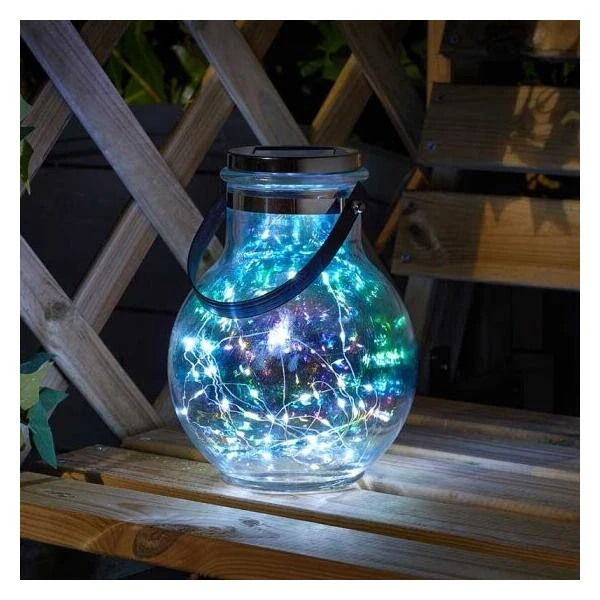 Lantaarn Firefly Opal - Ø 16 × 22 Cm 3 Lantaarn Firefly Opal - Ø 16 × 22 Cm