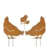 Tuinsteker Kip Roest - Set Van 3 Stuks 2 Tuinsteker Kip Roest - Set Van 3 Stuks -Tuingereedschap Winkel 1650445970 1 600