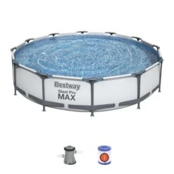 Bestway Zwembad Steel Pro Frame Pool - Ø 366 × 76 Cm -Tuingereedschap Winkel 1651140555 3 600