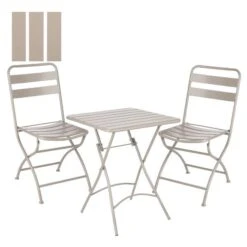 Mica Decorations Evita Bistro Set Bruin - 3 Delig