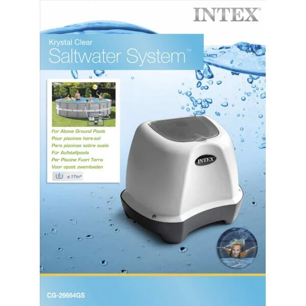 Intex Krystal Clear Zoutwatersysteem QS 400 - Max 17.413 L (12V) 4 Intex Krystal Clear Zoutwatersysteem QS 400 - Max 17.413 L (12V) - Afbeelding 2