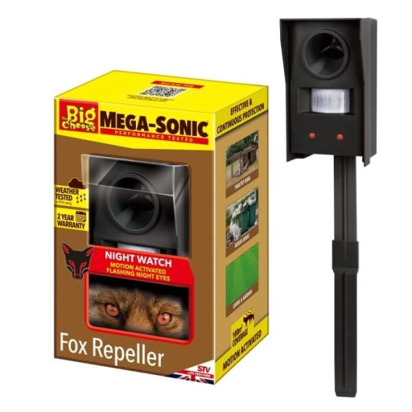 Mega Sonic Vossenverjager - Licht & Geluid 3 Mega Sonic Vossenverjager - Licht & Geluid