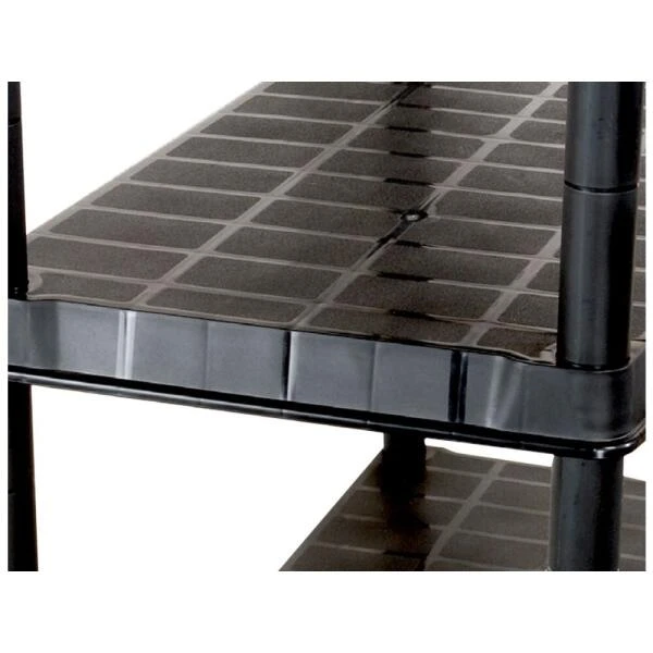 Rek Met 5 Legborden Kunststof - 185 X 120 X 40 Cm 5 Rek Met 5 Legborden Kunststof - 185 X 120 X 40 Cm - Afbeelding 3