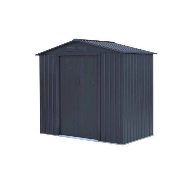 Sinolily Archer A Tuinhuis Met Dubbele Schuifdeur - 2,71 M² - Antraciet 3 Sinolily Archer A Tuinhuis Met Dubbele Schuifdeur - 2,71 M² - Antraciet