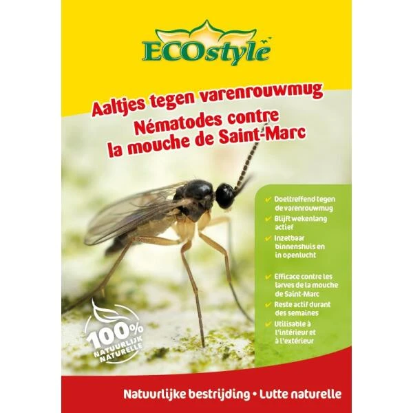 Ecostyle Aaltjes Tegen Larven Van De Varenrouwmug - 5 M² 3 Ecostyle Aaltjes Tegen Larven Van De Varenrouwmug - 5 M²