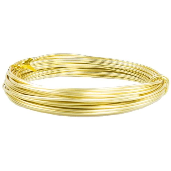 Aluminiumdraad - 2 Mm OUD GOUD 3 Aluminiumdraad - 2 Mm OUD GOUD