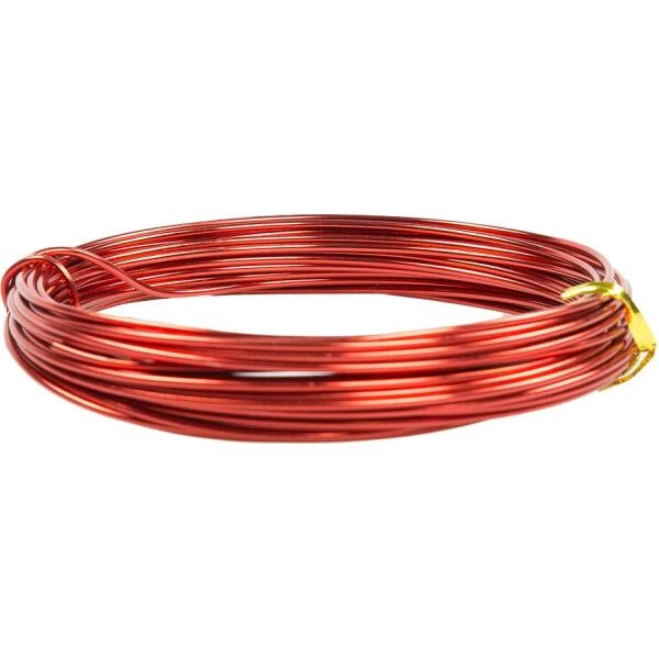 Aluminiumdraad - 2 Mm ROOD 3 Aluminiumdraad - 2 Mm ROOD