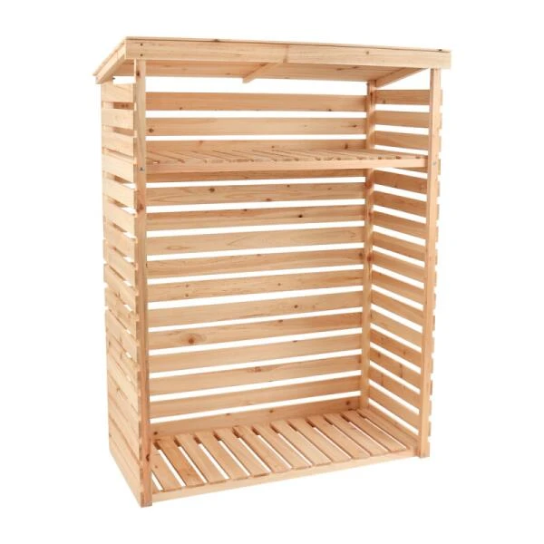 Berging Brandhout Woody - 117 Cm × 52 Cm × 156 Cm 4 Berging Brandhout Woody - 117 Cm × 52 Cm × 156 Cm - Afbeelding 2