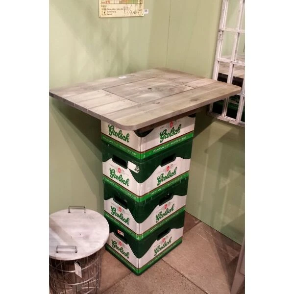 ESSCHERT DESIGN Bierkrat Tafel 4 ESSCHERT DESIGN Bierkrat Tafel - Afbeelding 2