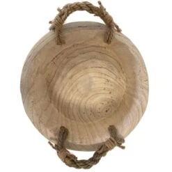 Bowl In Hout Met Jute Handgrepen - Ø 29 × 10 Cm 8 Bowl In Hout Met Jute Handgrepen - Ø 29 × 10 Cm -Tuingereedschap Winkel bowl in hout 29 x 10 cm 1617283619 1 600