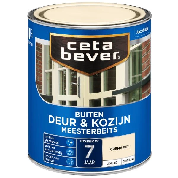Cetabever Meesterbeits Deur & Kozijn Dekkend, Crèmewit - 750 Ml 3 Cetabever Meesterbeits Deur & Kozijn Dekkend, Crèmewit - 750 Ml