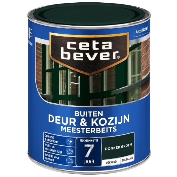 Cetabever Meesterbeits Deur & Kozijn Dekkend, Donkergroen - 750 Ml 3 Cetabever Meesterbeits Deur & Kozijn Dekkend, Donkergroen - 750 Ml