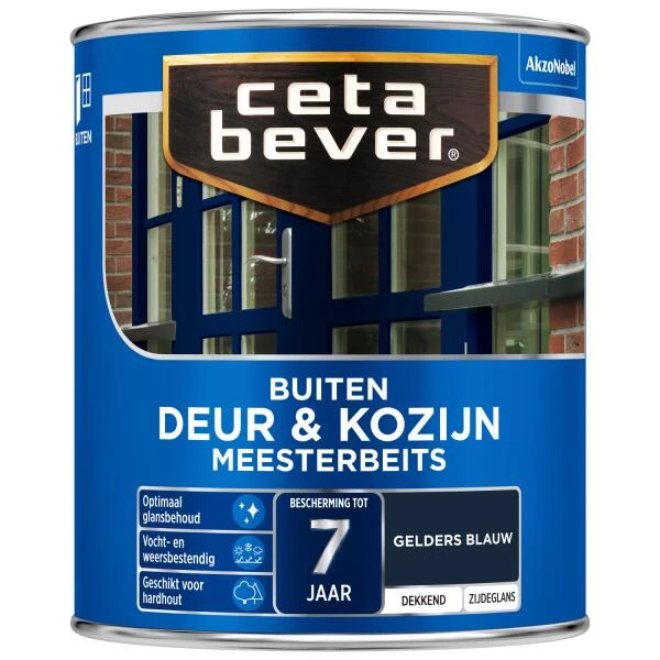 Cetabever Meesterbeits Deur & Kozijn Dekkend, Gelders Blauw - 750 Ml 3 Cetabever Meesterbeits Deur & Kozijn Dekkend, Gelders Blauw - 750 Ml