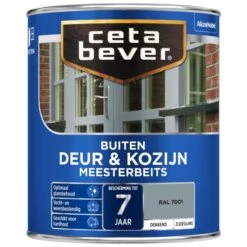 Cetabever Meesterbeits Deur & Kozijn Dekkend, Ral 7001 - 750 Ml