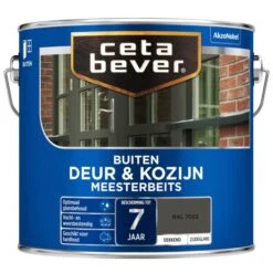 Cetabever Meesterbeits Deur & Kozijn Dekkend, Ral 7022 - 2,5 L