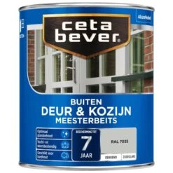 Cetabever Meesterbeits Deur & Kozijn Dekkend, Ral 7035 - 750 Ml