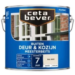 Cetabever Meesterbeits Deur & Kozijn Dekkend, Ral 9001 - 2,5 L