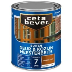 Cetabever Meesterbeits Deur & Kozijn Transparant Glans, Donker Eiken - 750 Ml