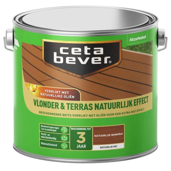 Cetabever Vlonder & Terras Natuurlijk Effect, Bankirai - 2,5 L 3 Cetabever Vlonder & Terras Natuurlijk Effect, Bankirai - 2,5 L