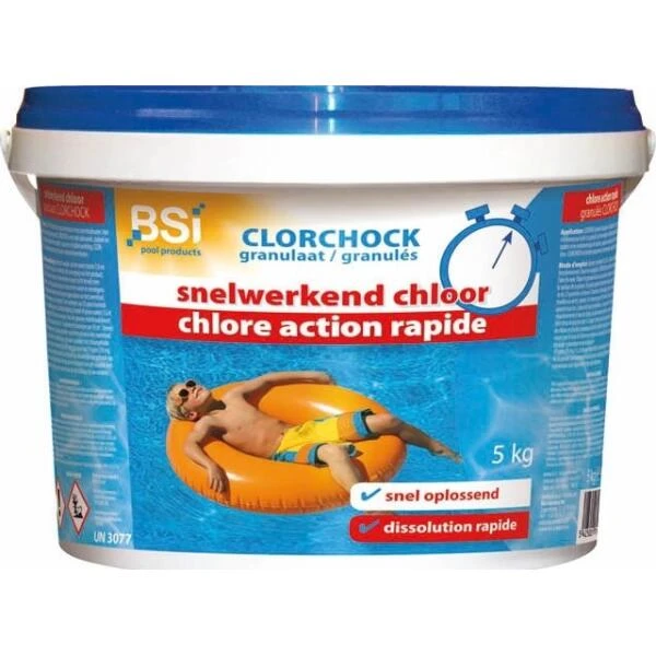 BSI Chloorkorrels Snelwerkend - SHOCK 5 Kg 3 BSI Chloorkorrels Snelwerkend - SHOCK 5 Kg