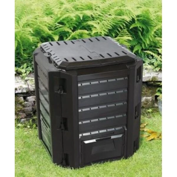 Compostvat Zwart 380 Liter 4 Compostvat Zwart 380 Liter - Afbeelding 2