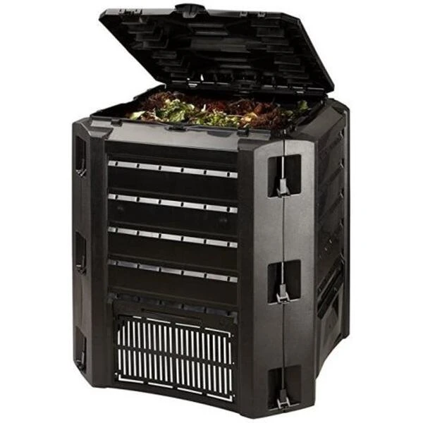 Compostvat Zwart 380 Liter 3 Compostvat Zwart 380 Liter