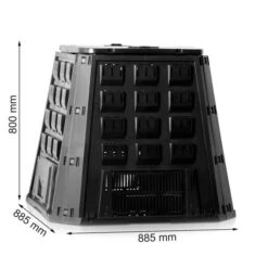 Compostvat Zwart 420 Liter -Tuingereedschap Winkel compostvat zwart 400 liter 1504766156 1 600