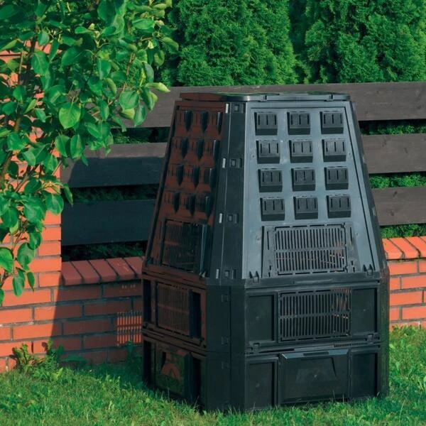 Compostvat Zwart 850 Liter 3 Compostvat Zwart 850 Liter