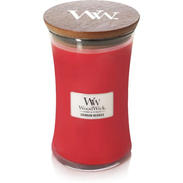 WoodWick Large Candle - Crimson Berries 3 WoodWick Large Candle - Crimson Berries