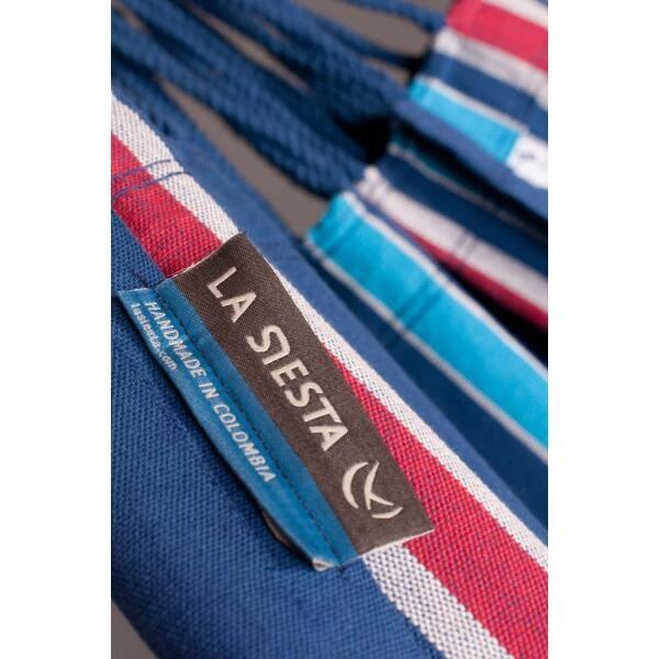 LA SIESTA Tweepersoonshangmat Currambera - Bosbesblauw 4 LA SIESTA Tweepersoonshangmat Currambera - Bosbesblauw - Afbeelding 2