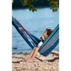 LA SIESTA Tweepersoonshangmat Currambera - Bosbesblauw 9 LA SIESTA Tweepersoonshangmat Currambera - Bosbesblauw -Tuingereedschap Winkel currambera blueberry cotton double classic hammock 1609770126 290 600