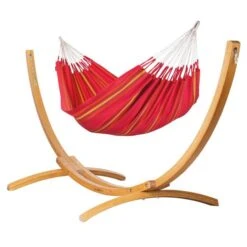 LA SIESTA Tweepersoonshangmat Currambera - Kersenrood 13 LA SIESTA Tweepersoonshangmat Currambera - Kersenrood -Tuingereedschap Winkel currambera cherry cotton double classic hammock 1609770125 254 600