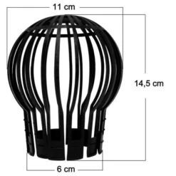 Dakgoot Bladvangers Tegen Verstopte Afvoerpijpen - Set Van 2 Stuks -Tuingereedschap Winkel dakgootbeschermers 1484066306 4 600