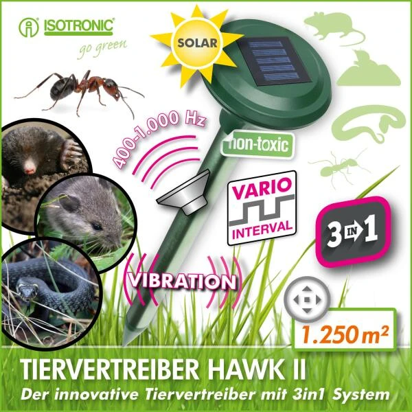 Dierenverjager Mobiel 3-in-1 HAWK II POWER 4 Dierenverjager Mobiel 3-in-1 HAWK II POWER - Afbeelding 2