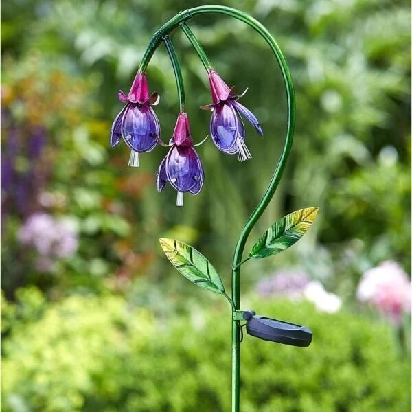 Fuchsia Als Solar Tuinlamp 4 Fuchsia Als Solar Tuinlamp - Afbeelding 2