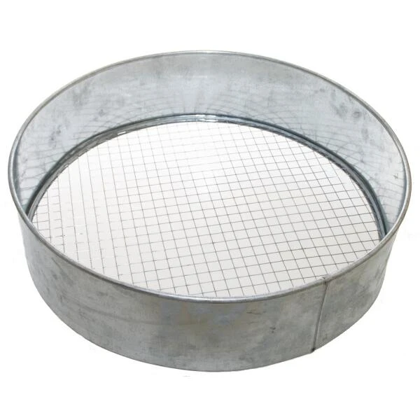 Grondzeef Metaal Met Wisselbare Zeefrasters Ø 39 Cm 3 Grondzeef Metaal Met Wisselbare Zeefrasters Ø 39 Cm