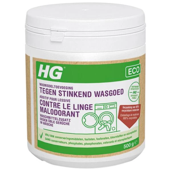 HG ECO Tegen Stinkend Wasgoed - 500 G 3 HG ECO Tegen Stinkend Wasgoed - 500 G