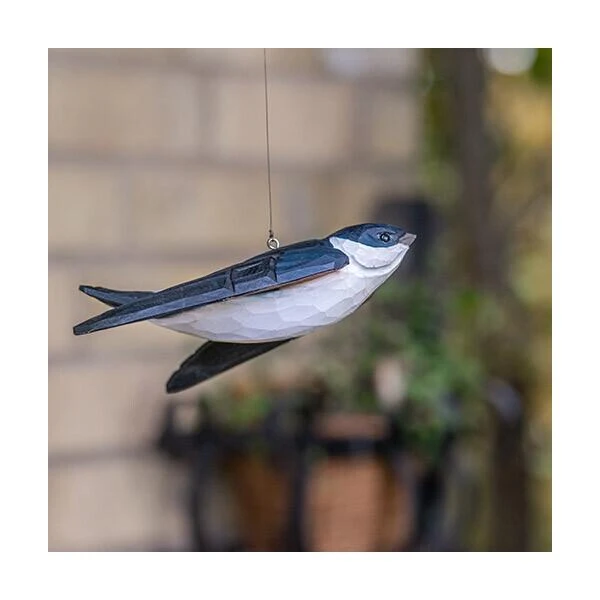 Huiszwaluw In Lindenhout - Handgemaakt 4 Huiszwaluw In Lindenhout - Handgemaakt - Afbeelding 2